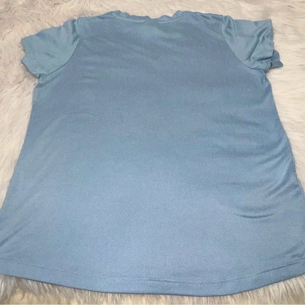 ALDI Pajama Set ~ Women’s Large ~ Serra Brand ~ Shorts & T-Shirt‎ ~ Blue White
